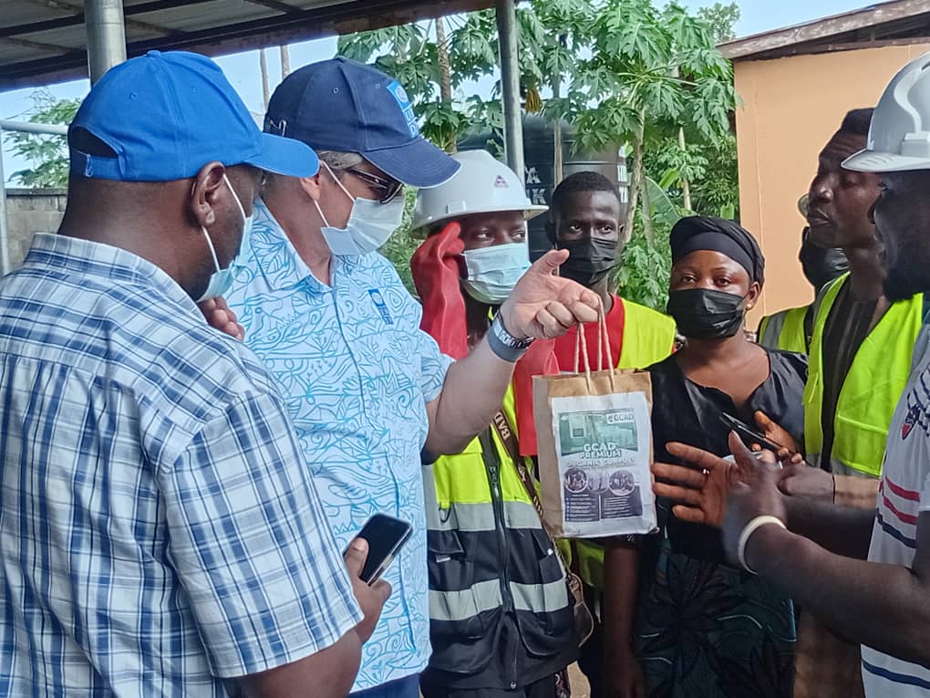 UNDP Sierra Leone Deputy Resident Representative Visits GCAD Waste-to-Value Facility